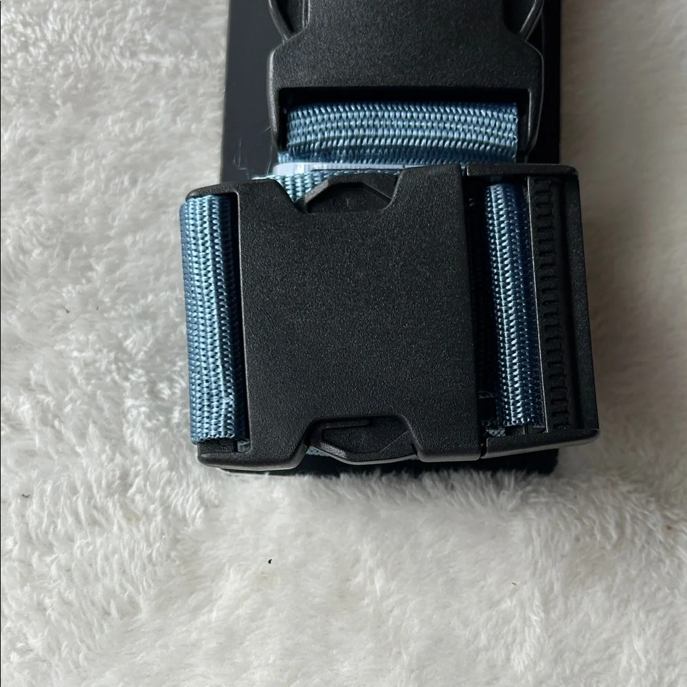2-Way Security Luggage Strap - Black and Blue by Gforce.